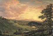 Frederic Edwin Church View near Stockridge Spain oil painting artist